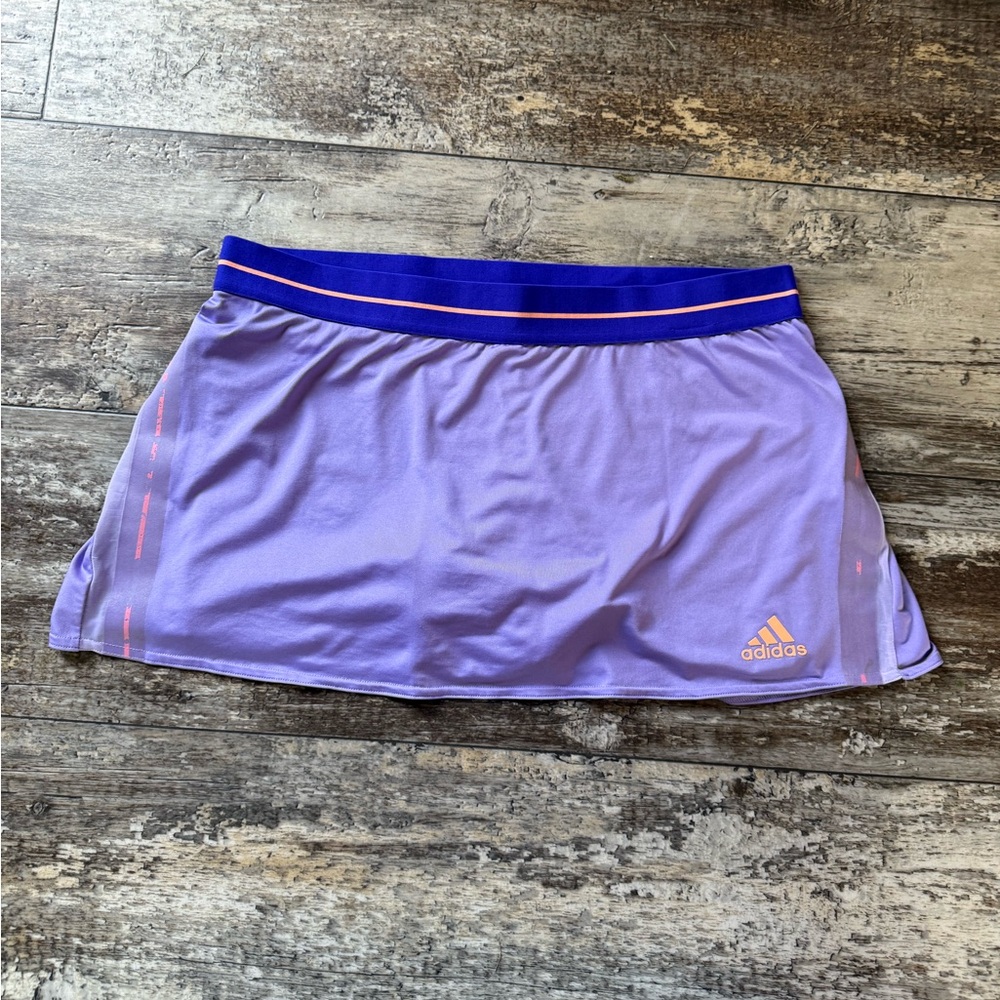 2 for $10 sale: Adidas purple adizero straight tennis skirt orange shorts - M